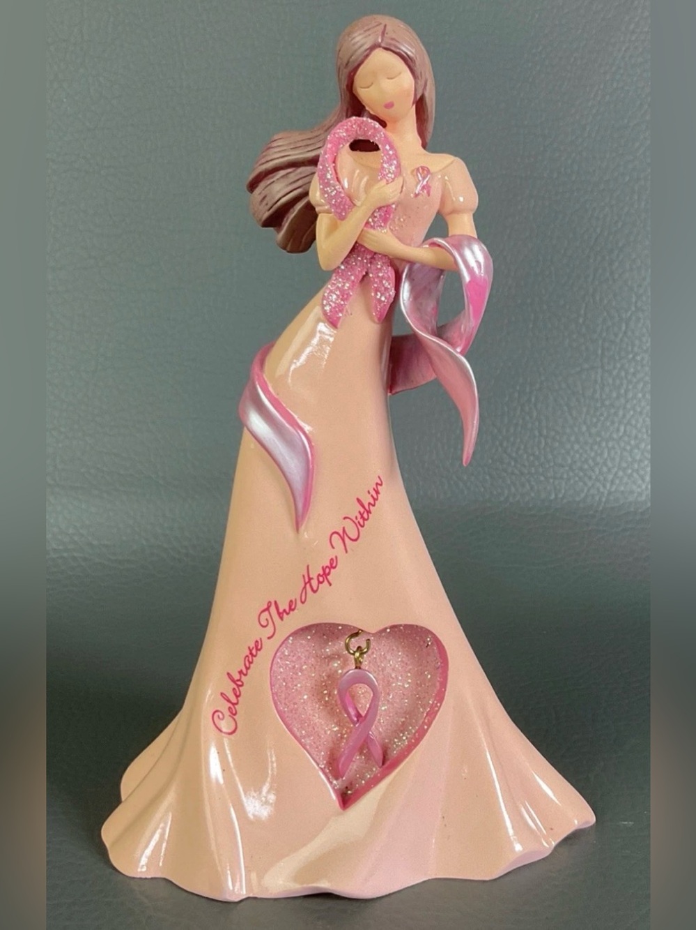 Hamilton Collection Celebrate The Hope Within Breast Cancer Awareness Figurine